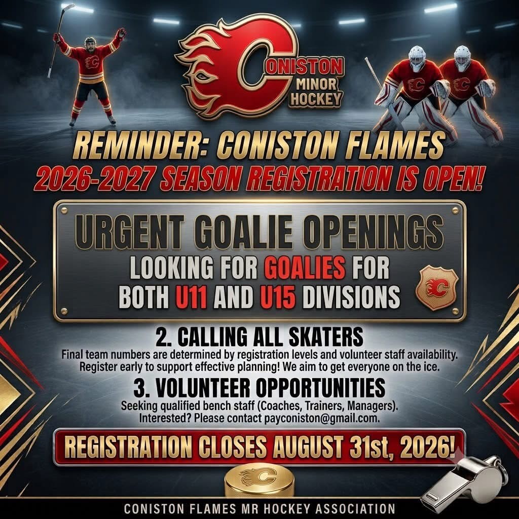Goalies wanted